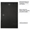 Americanflat Aluminum Picture Frame with Mat - Metal Photo Frame - Black Metal Molding Frame - Shatter Resistant Glass - Hanging Hardware
